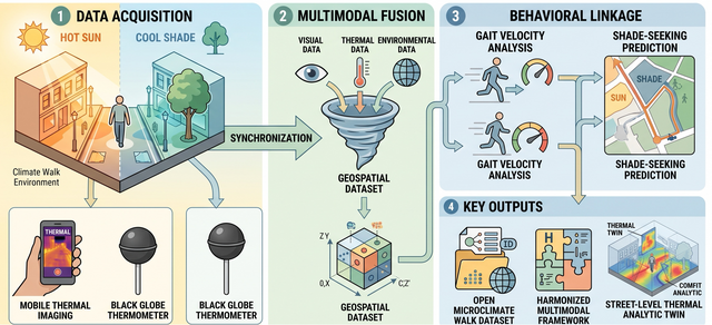 visuo-thermal perception possible workflow