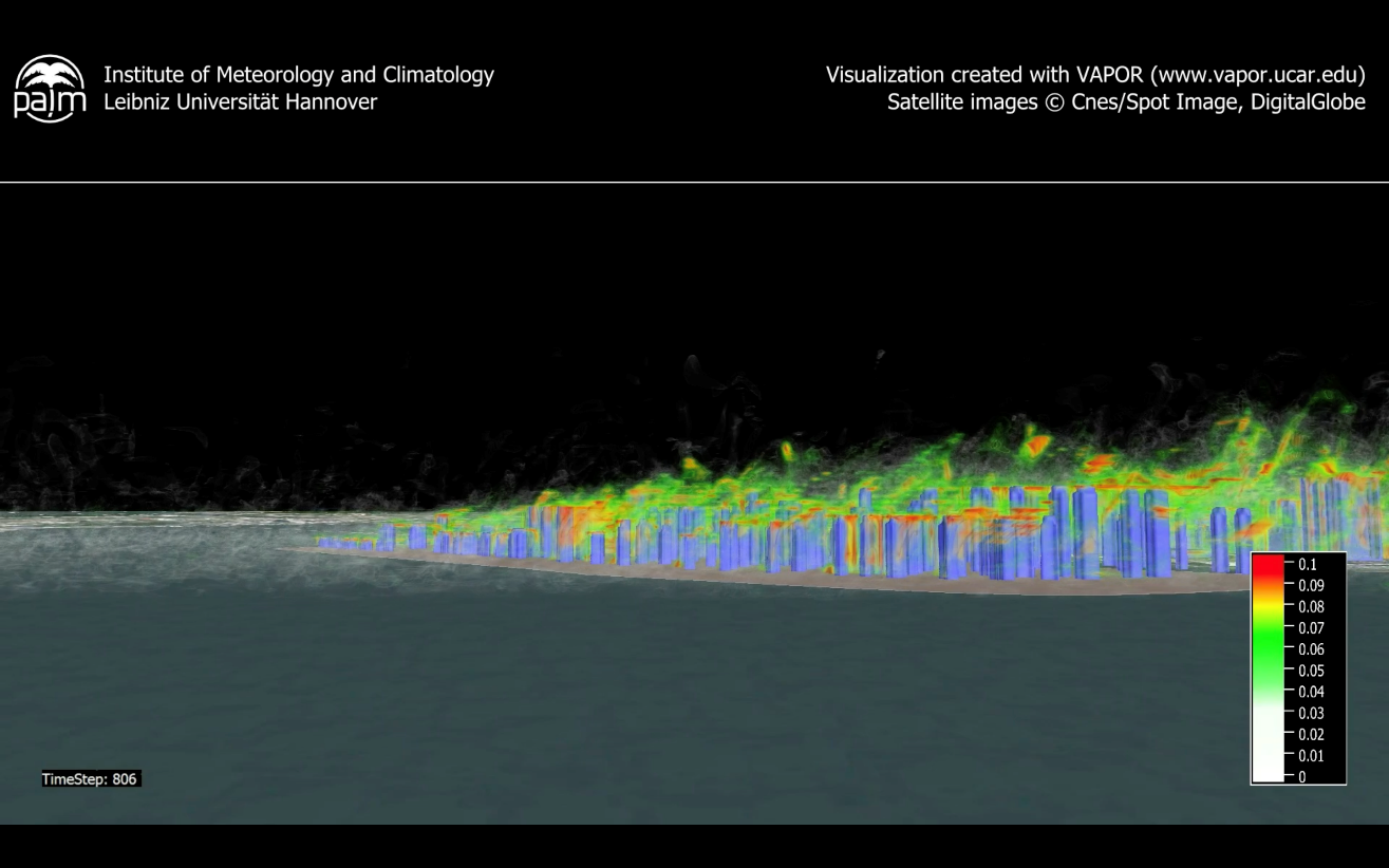 Wind Field Visualization in Game Engine